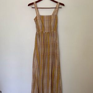 Christy Dawn The Gwen Dress, honey plaid, size small